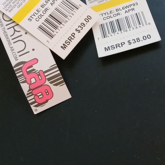 BIKINI LAB Womens Bikini Set 2 Piece New Summer Cruisewear  NEW Medium PEACH - Picture 3 of 6